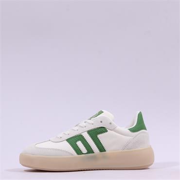 Back 70 Brooklyn Platform T Toe Trainer - White Green